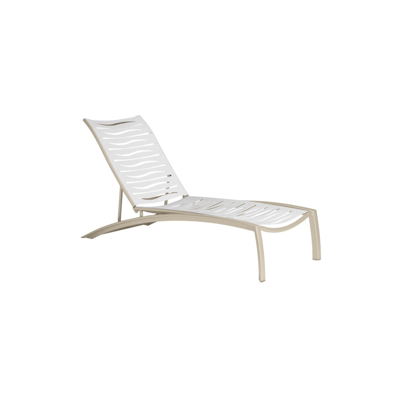 South Beach Outdoor Chaise Lounge, Sonora, Royal Blue Vinyl