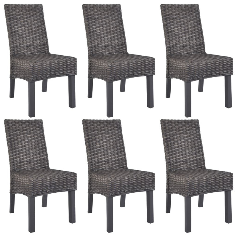 Hessle 46cm H Side Chair, 6, Brown with Grey Wash Finish