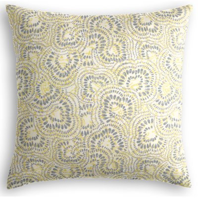 Sassafrass Floral Cotton Reversible Throw Pillow
