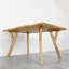 Lesly Oak Solid Wood Dining Table-663617627