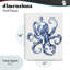 Funky Toile Octopus, plaque murale, lettrée et doublée
