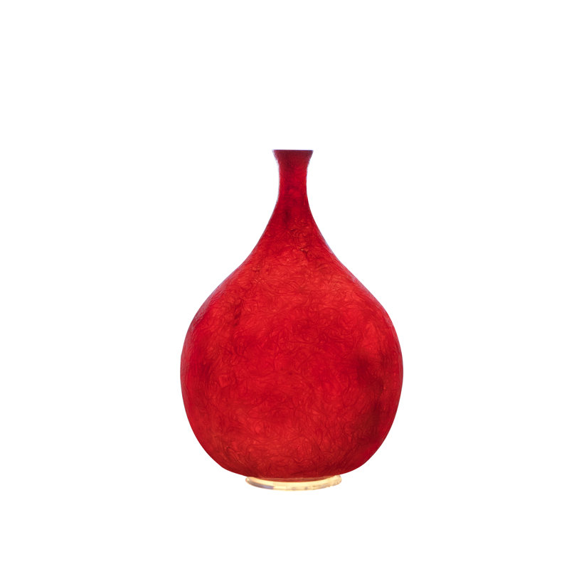 Luna Luce Liquida Table Lamp, Red, 35 cm H X 23 cm W X 23 cm D