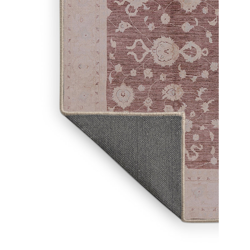 Tapis oriental rouge / gris Nase, Rectangle 7 pi x 10 pi