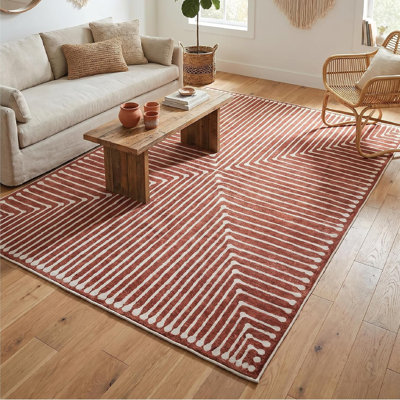 Tapis d'intérieur lavable à la machine 6 pi x 9 pi Knidos - intérieur, lavable à la machine