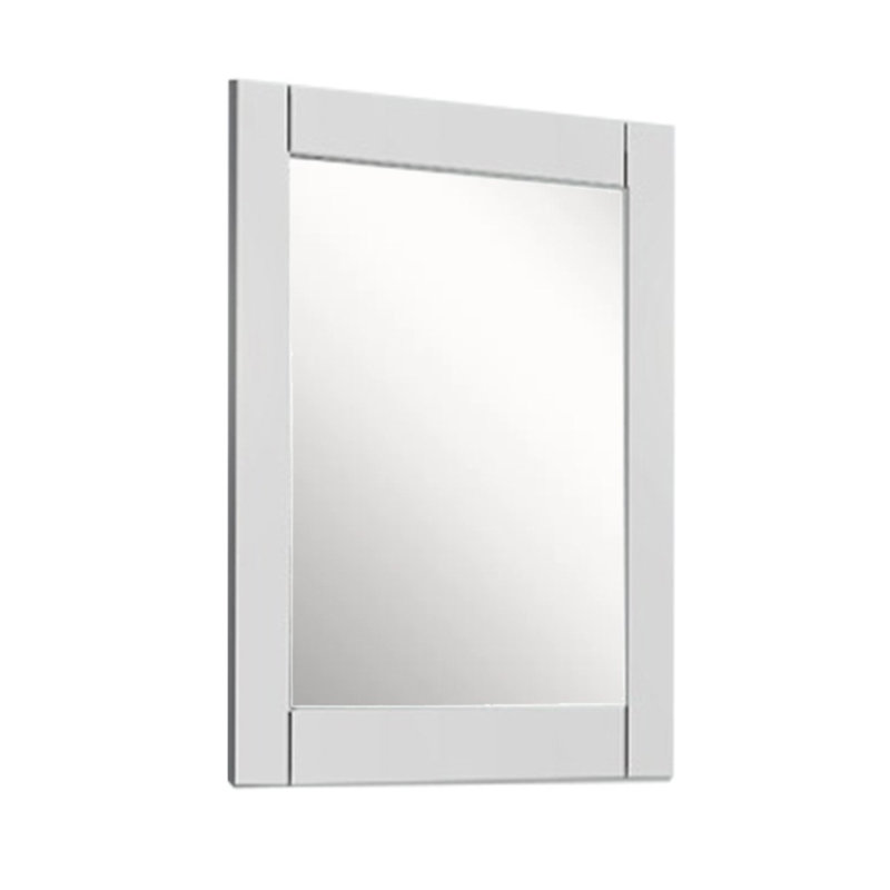 Miroir de salle de bain Olliyah, 24 po x 30 po, Blanc