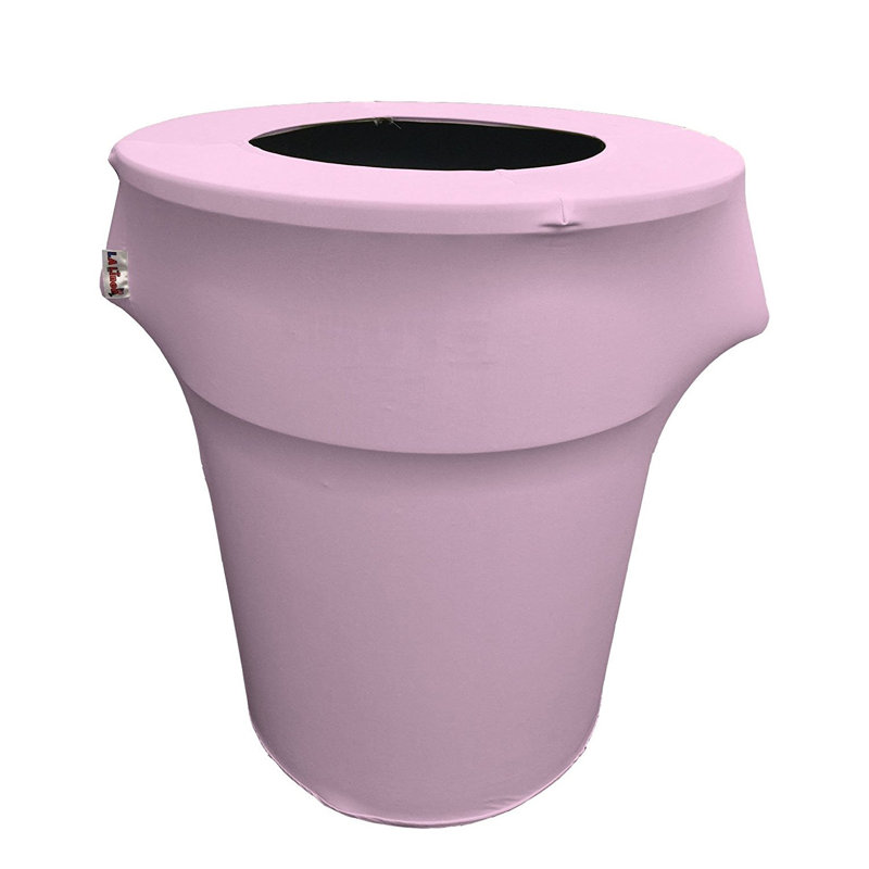 Housse pour poubelle extensible en élasthanne, Lilas