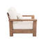 Structure et base en bois, fauteuil