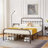 Kempst Queen Size Bed Frame with Headboard and Footboard, Classic Metal Platform Bed Frame, Mattress Foundation with Heavy Duty Metal Slats Support, No Box Spring Needed, Noise-Free-2129857997-2066145750