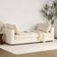 Lit de jour rembourré avec matelas et deux oreillers-2042642255