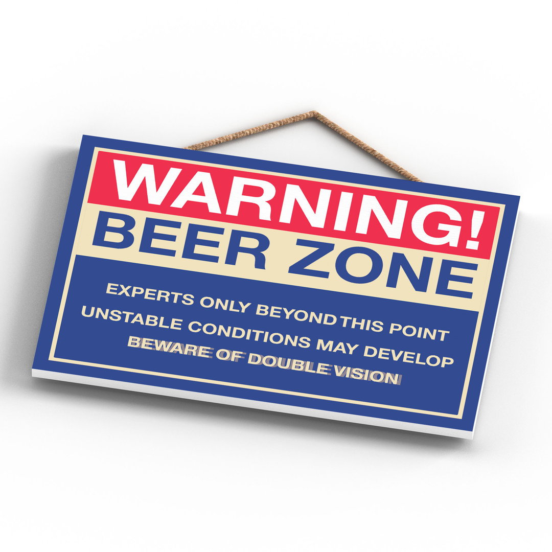 Beer Zone Double Vision - Print on MDF