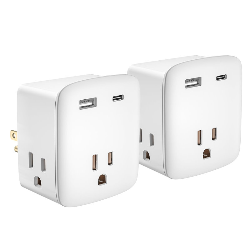 Prolongateur de prise approuvé par KeyPower, Paquet de 2