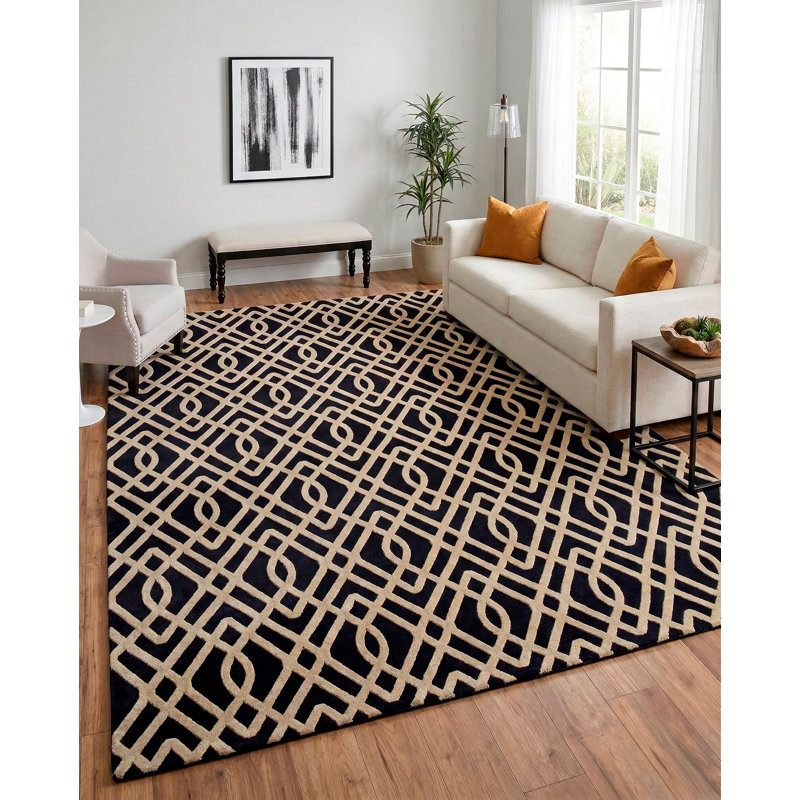Sevda Geometric Indoor Rug, Rectangle 6'7" x 9'10"
