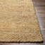 Edgemere Solid Color Hand Braided Jute Area Rug in Khaki-236578644