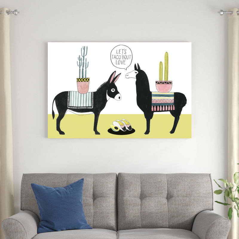 «Let's Taco Bout Love I», H 32 po x l 48 po x P 1,25 po