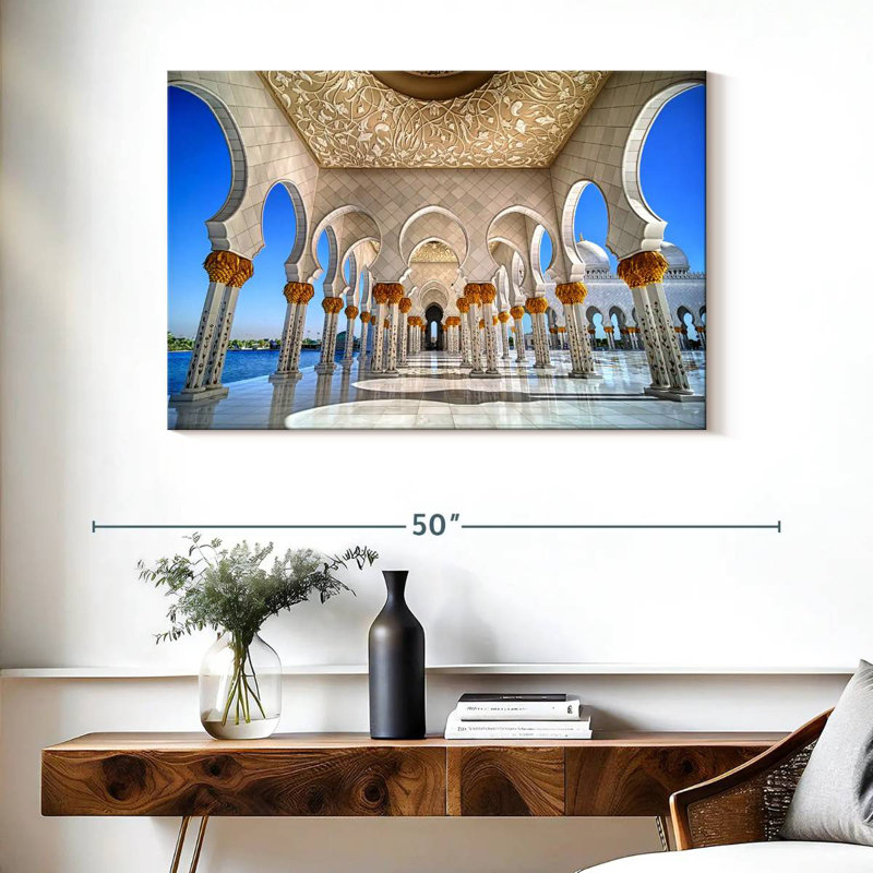 Ravi Elegant Sheikh Zayed Mosque, 26" H x 39" W