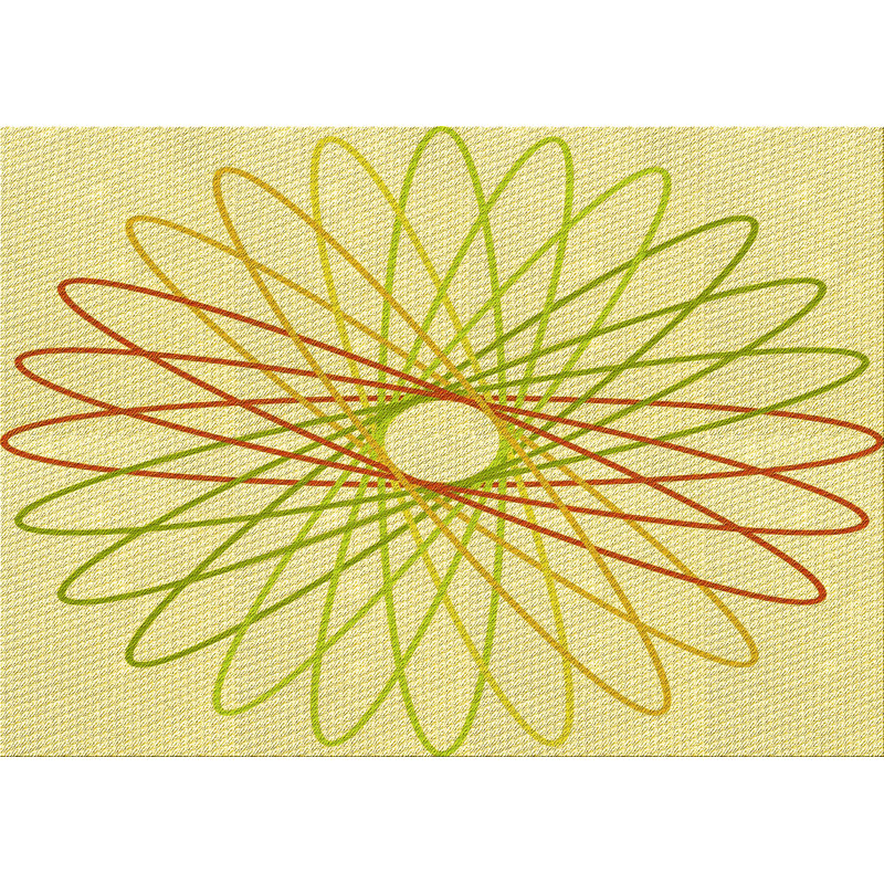 Tapis 100% à motif lavable à la machine 2989, Rectangle 8 pi x 12 pi
