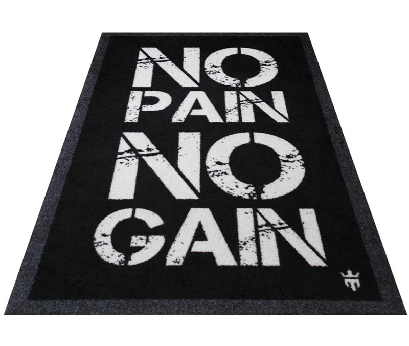 Tapis d'exercice Matsmiths No Pain No Gain