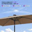 Parasol de patio rectangulaire pour l'extérieur-1173136729