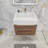 Glasgow 24'' Single Bathroom Vanity with Top-946484267