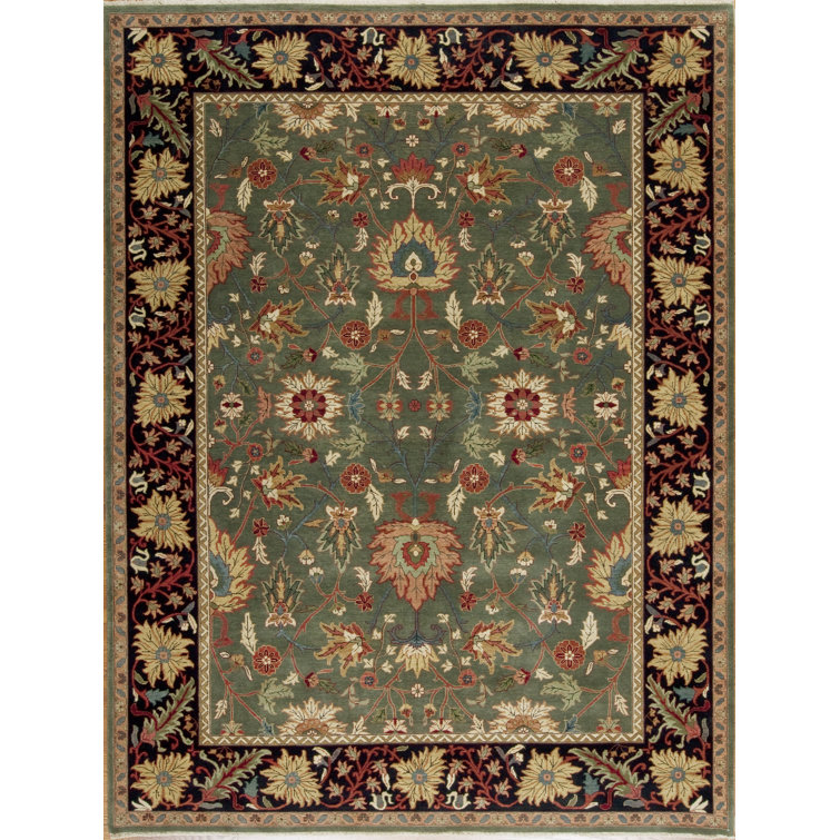 Mahal Hand Knotted Wool Area Rug