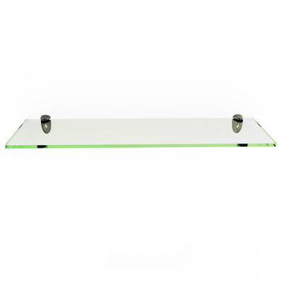 Glass Accent Shelf with Adjustable Shelves