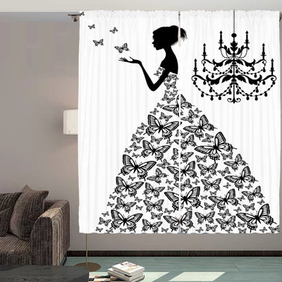 Rideau en satin de coton