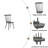 2-Piece Rustic Dining Side Chair Set, Solid Wood Frame, Farmhouse Modern Design, Easy Assembly-85662330