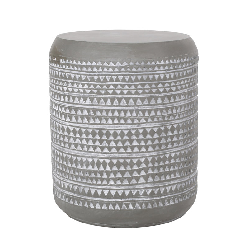 Outdoor Concrete Side Table