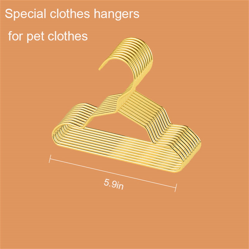 Mini cintres en métal Petluxe, 20