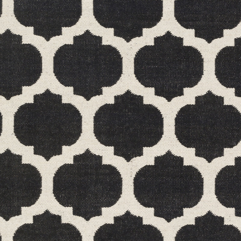 Tapis noir/gris clair en laine Stonebridge, Rectangle 8 pi x 10 pi