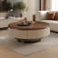 Table basse simple et moderne en noyer-104026543
