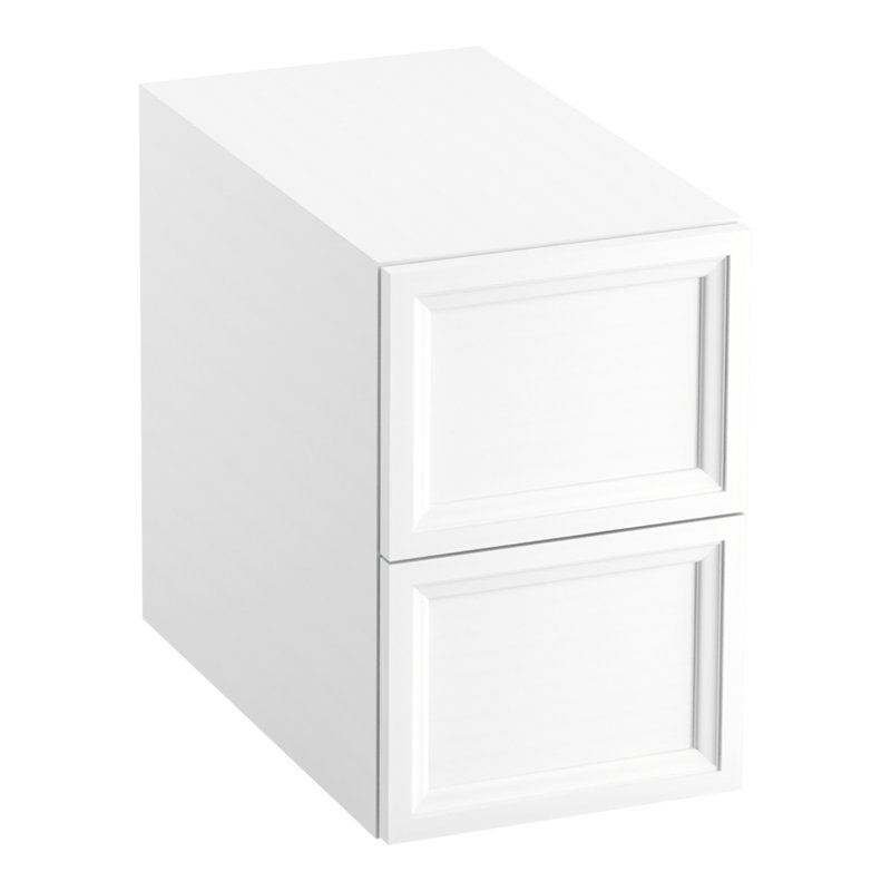 Damask 12.38" W x 19.06" H Cabinet, Linen White