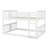 Full Over Full Bunk Bed With Ladder - Sturdy Wood Frame & Safety Guardrails-1585901678