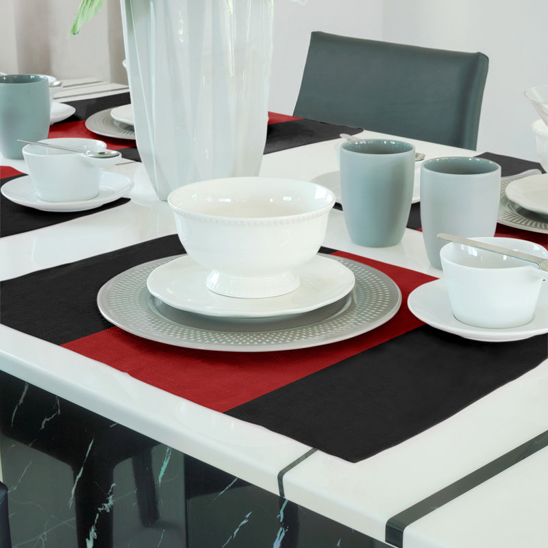 Récapitulatif de 18 po Louisville, Noir / milieu rouge, Polyester sergé