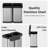 50 Liter/13 Gallon Kitchen Trash Can, Dual Compartment Sorting Recycling Trash Can-113992047