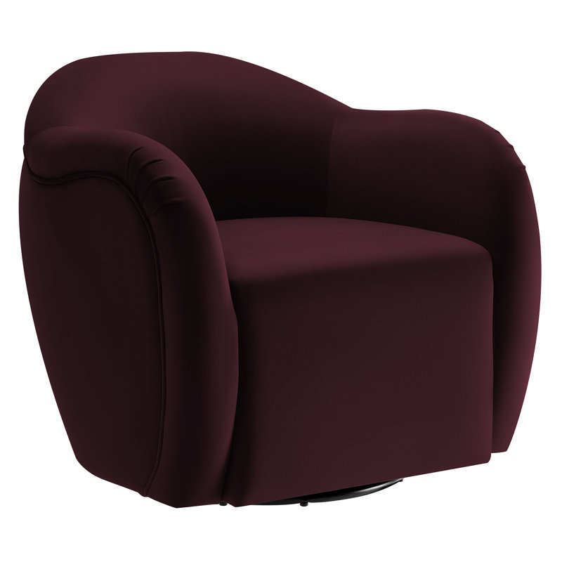 Fauteuil pivotant en velours Compose Performance