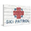 Patrouille de ski robuste-impression d’art textuel sur bois-26009323