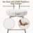 26" H Swivel Bar Stools Counter Height Bar Stools with Adjustable Foot Pads-1433710684-1439774158