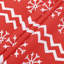 Round Waterproof Christmas Tablecloth – Durable mark Resistant Table Cover – Red Snowflake & Reindeer Print, Easy Clean – Ideal for Holiday Parties & Dining – 60" Round – Red bottom (Germany)