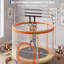 Trampoline pour enfants de 55 po avec filet de sécurité certifié conforme aux normes de test – Barre de gymnastique réglable – Capacité de 440 lb – Mini trampoline intérieur/extérieur – Pieds stables antidérapants-134645202