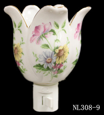 Veilleuse fleur sur tulipe