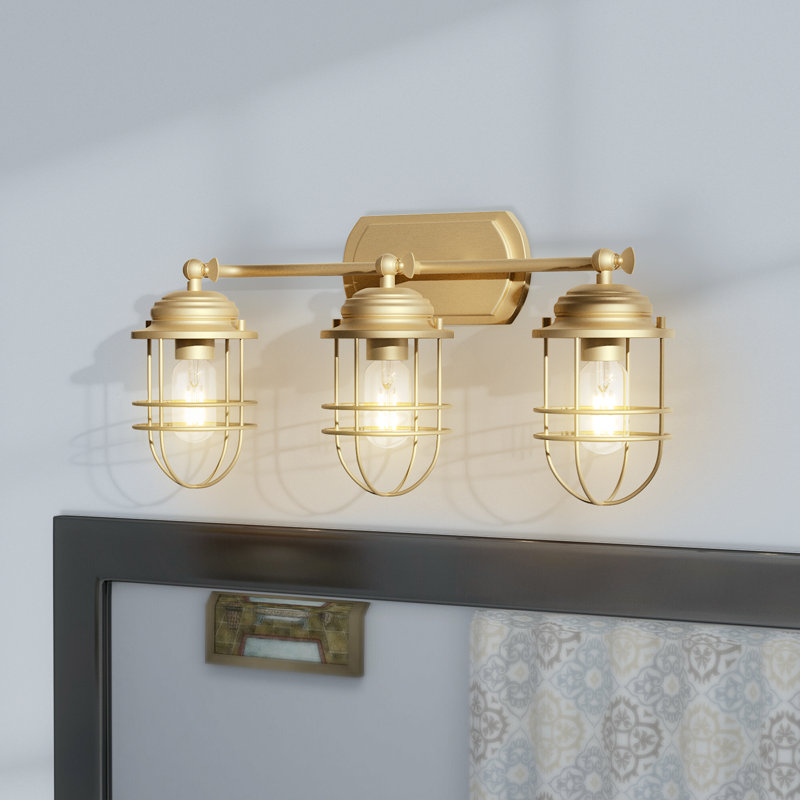 Lylah 3 - Light Dimmable Vanity Light, Brushed Champagne Bronze