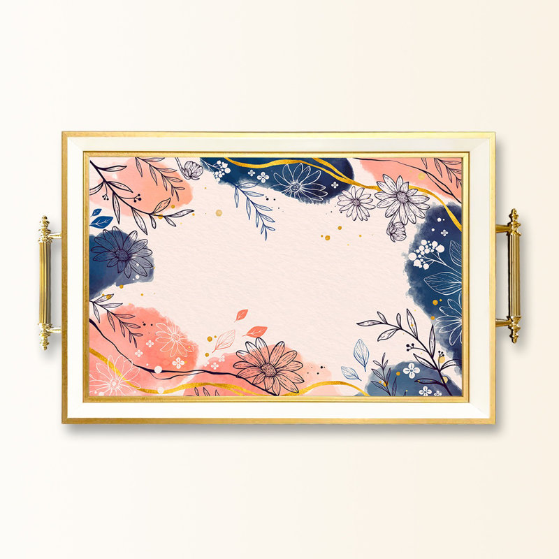 Elegant Glass Tray, 19.7 x 11.4 x 1.4 inches | 100% Durable Glass Construction | Easy to Clean with Damp Cloth | Ideal for Serving, Decorative Display, and Organizing | Stylish Addition to Home Décor