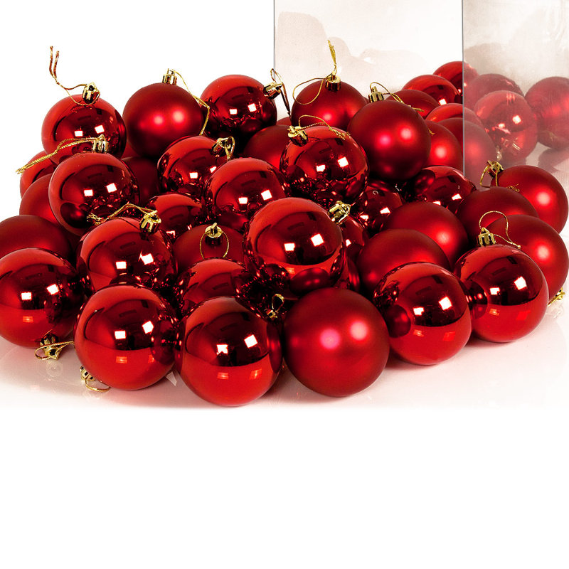 5.8cm Bauble, Red