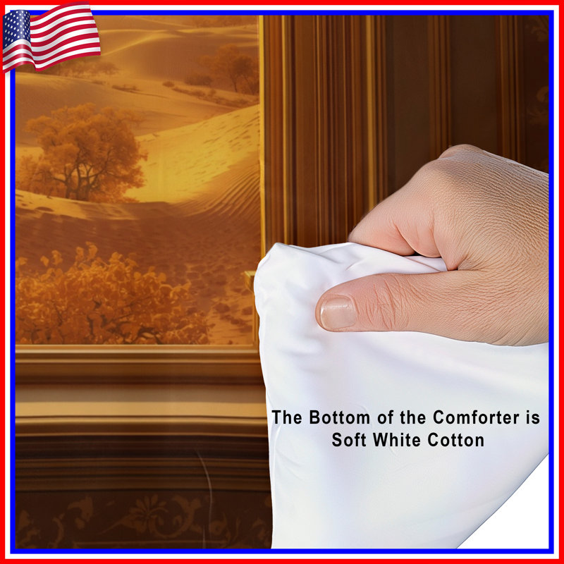 Sunset Desert View Comforter, Queen