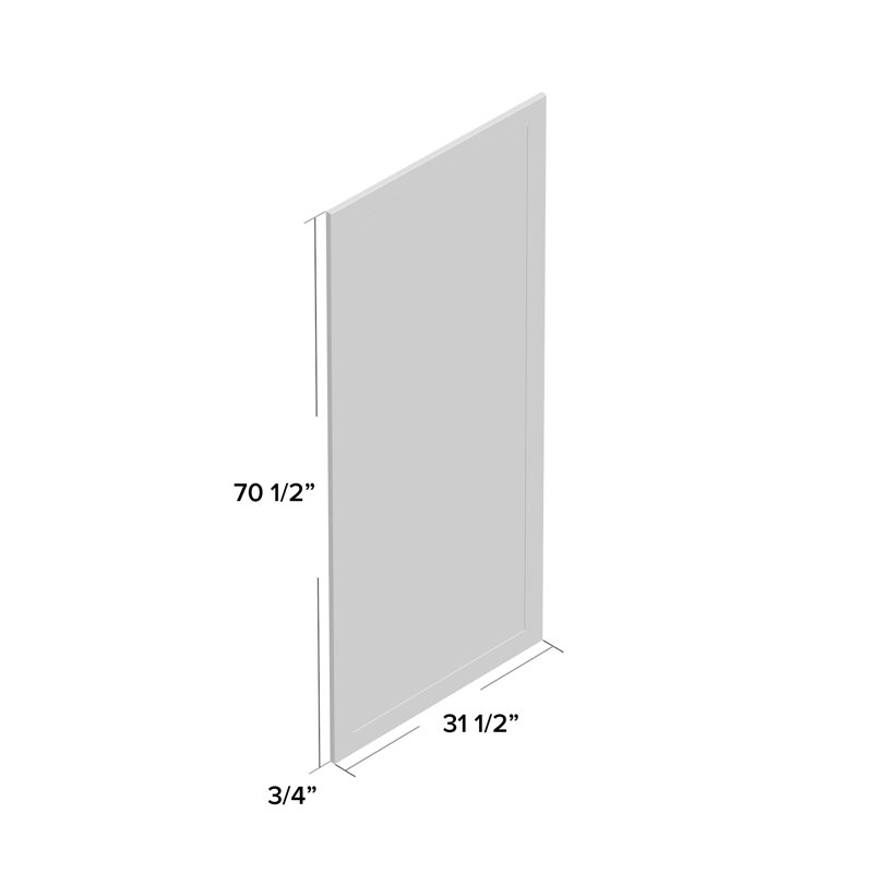 Miroir pleine grandeur Eladia, H 70,5 po x l 31,5 po