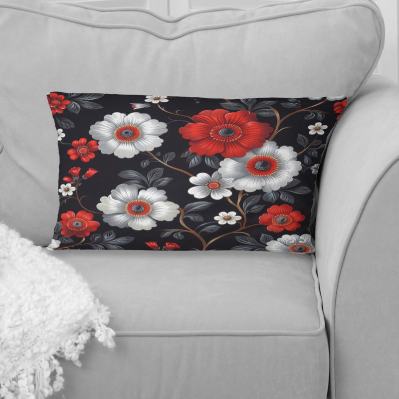 Floral Throw Pillow