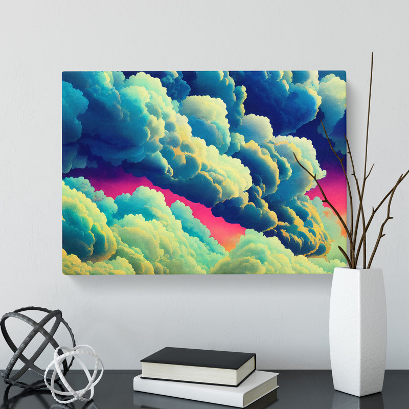 Lush Cloudy Sky - Wrapped Canvas, 40cm H x 60cm W x 3cm D