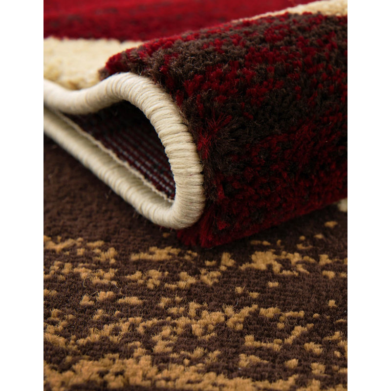 Ivetta Abstract Beige Area Rug, Rectangle 5'3" x 7'1"