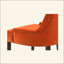 Ensemble de 2 chaises de salle à manger rembourrées en tissu-10840395-10840399